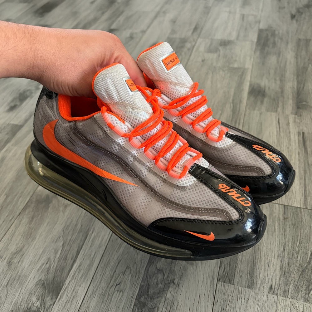 Nike Airmax 720/95 Heron Preston iD Men's Sneakers - Black and Orange
